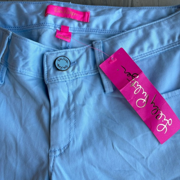 NWT!! Lilly Pulitzer Floral Printed worth skinny jean in Crew Blue - Picture 2 of 8